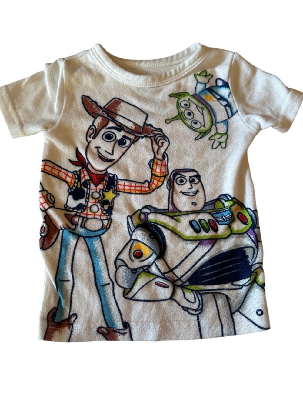 Disney Pixar Toy Story Buzz & Woody Pajama Top Only 4t